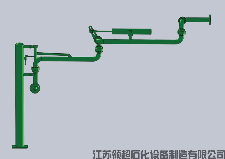 江蘇聯(lián)博藥業(yè)有限公司采購的一批活動(dòng)梯、汽車頂部裝車用AL2503底部裝卸臂（鶴管）、甲醛鶴管已投入生產(chǎn)中(1)